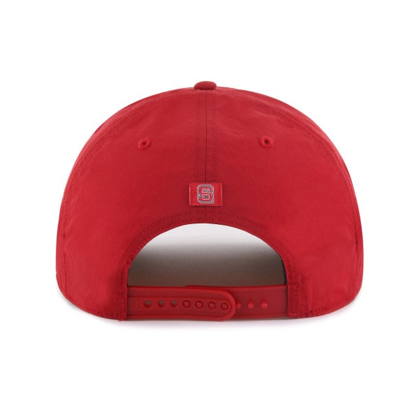 Red Structured Adjustable Snapback